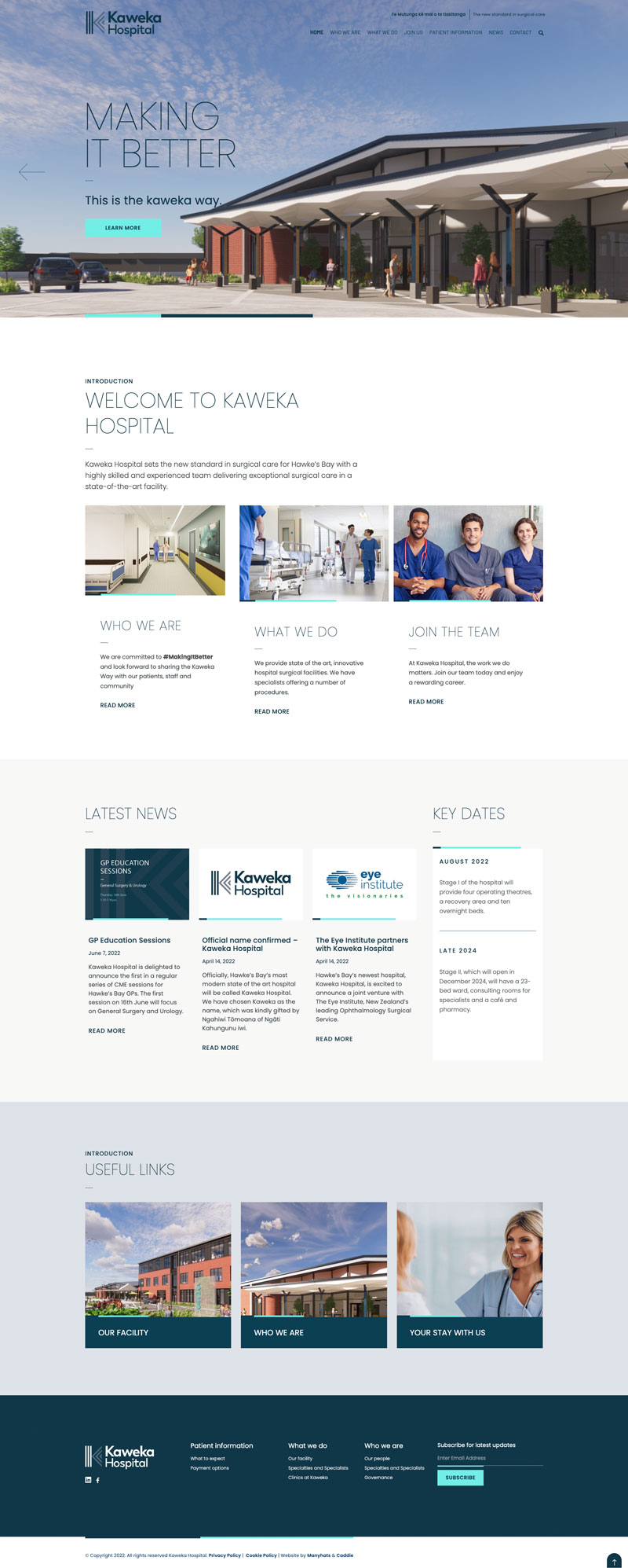 caddie-kaweka-hospital-website-design